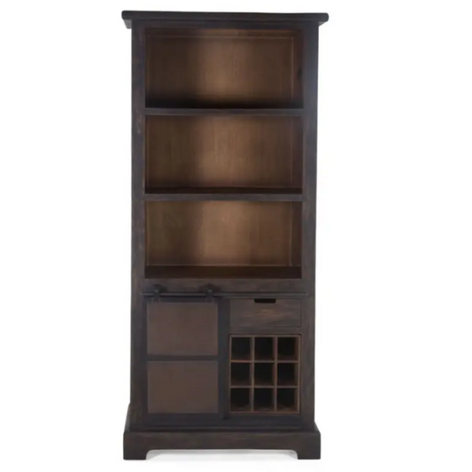 Steel City 36" Wide Cabinet with Bar Storage