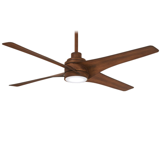 Swept - LED 56" Ceiling Fan, Distressed Koa